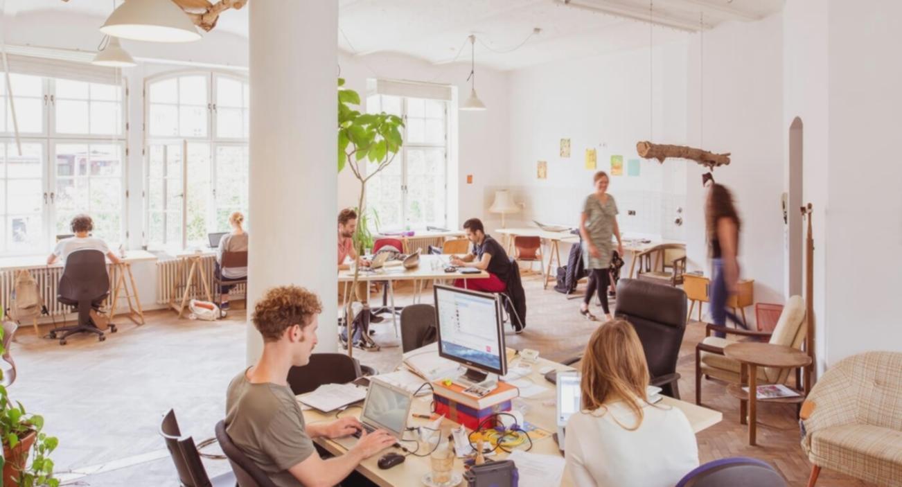 Students reviewing backlink audit data during a hands-on session